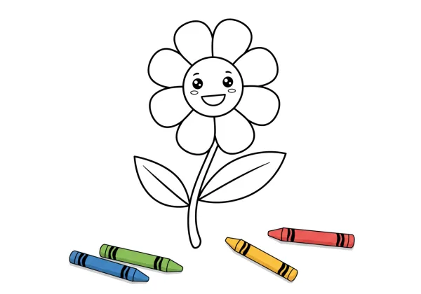 Color the Flower