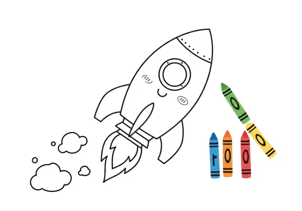Color the Rocket