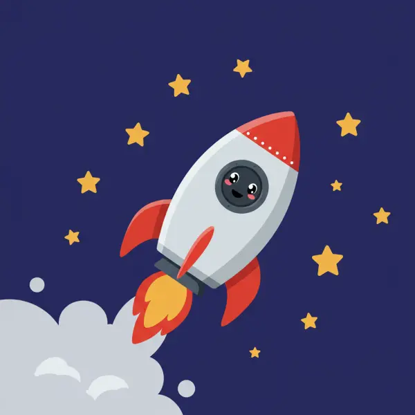 Rocket Puzzle &mdash; Easy
